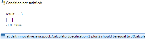 Failed Spock test in Eclipse